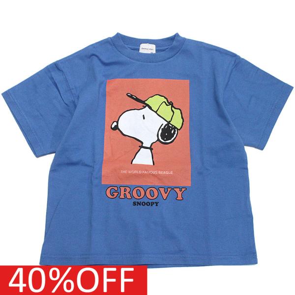 半袖Tシャツ &quot;グルーヴィーカラーズ グルービーカラーズ&quot; 子供服 テンジク SNOOPY BASE...