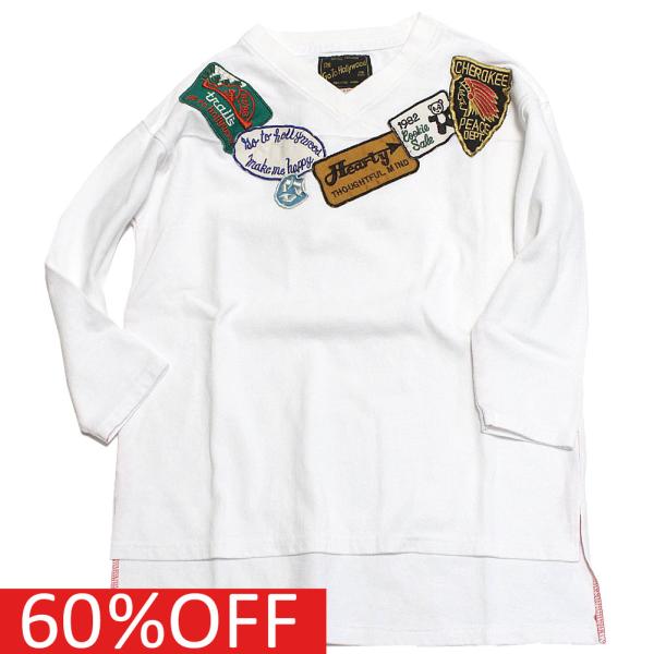 セール 「50%OFF」 長袖Tシャツ &quot;ゴートゥーハリウッド&quot; 子供服 ビンテージドヅメテンジク ...