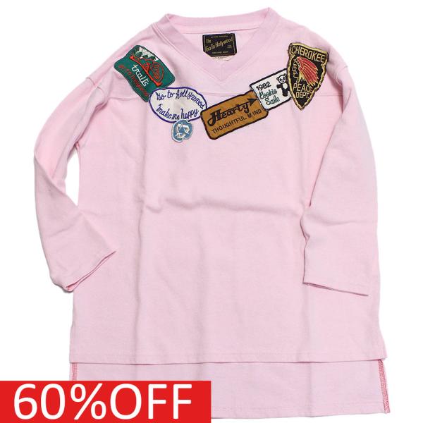 セール 「50%OFF」 長袖Tシャツ &quot;ゴートゥーハリウッド&quot; 子供服 ビンテージドヅメテンジク ...