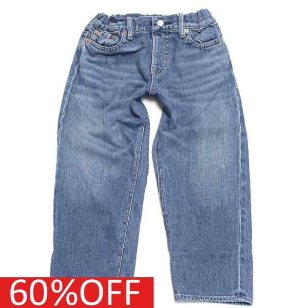 セール 「50%OFF」 ロングパンツ &quot;ゴートゥーハリウッド&quot; 子供服 デニム ワイド イージー ...