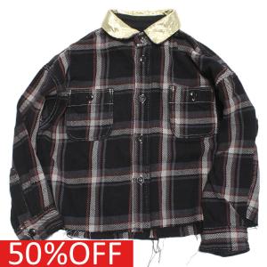 セール 「50%OFF」 シャツ・ブラウス "ゴートゥーハリウッド" 子供服 ヘビーネルチェック MEET シャツ 2BK黒｜millibar