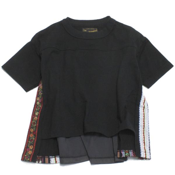 半袖Tシャツ &quot;ゴートゥーハリウッド&quot; 子供服 ビンテージテンジク リメイク TEE 2BK黒