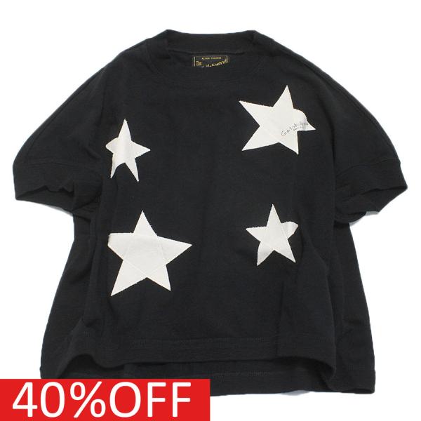 半袖Tシャツ &quot;ゴートゥーハリウッド&quot; 子供服 テンジク ホシ TEE 2BK黒