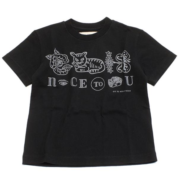 セール 「50%OFF」 半袖Tシャツ &quot;ゴートゥーハリウッド&quot; テンジク G2H TEE 2BK黒