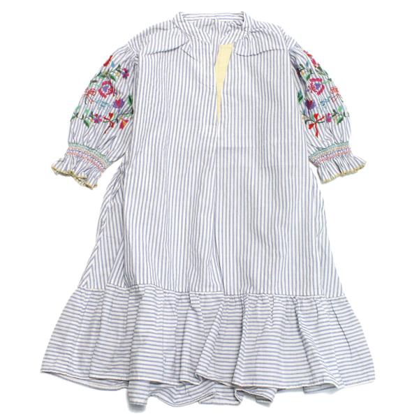 セール 「50%OFF」 ワンピース &quot;ゴートゥーハリウッド&quot; フラワーシシュウ シャツOP 14B...
