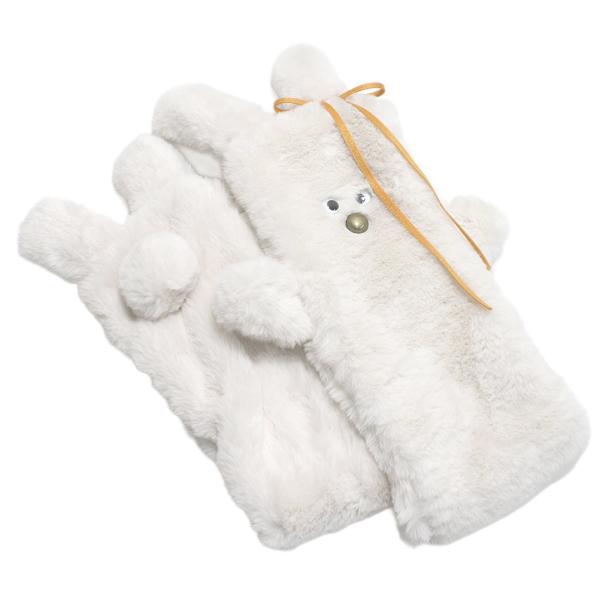 雑貨・小物 "ゴートゥーハリウッド" オメカシ ウサギ マフラー 1W白