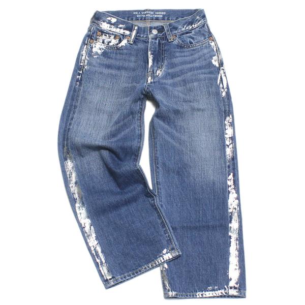 セール 「50%OFF」 ロングパンツ "ゴートゥーハリウッド" デニム キラキラ ルーズ 5P L...