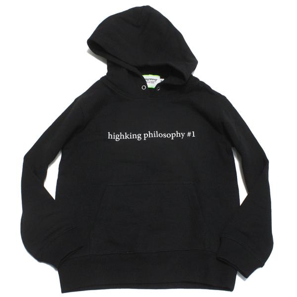 セール 「50%OFF」 パーカー &quot;highking ハイキング&quot; habit フーディー ブラッ...