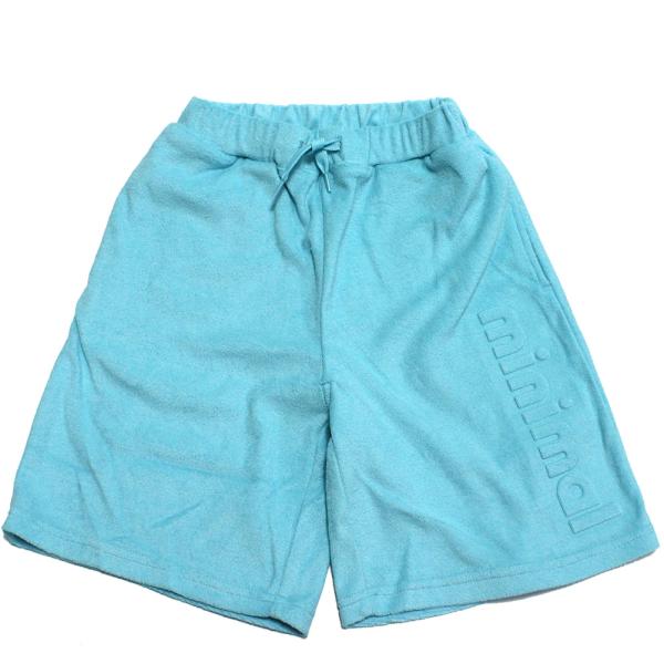 セール 「50%OFF」 ハーフパンツ &quot;&quot; エンボス4分丈ハーフパンツ ターコイズブルー(52)