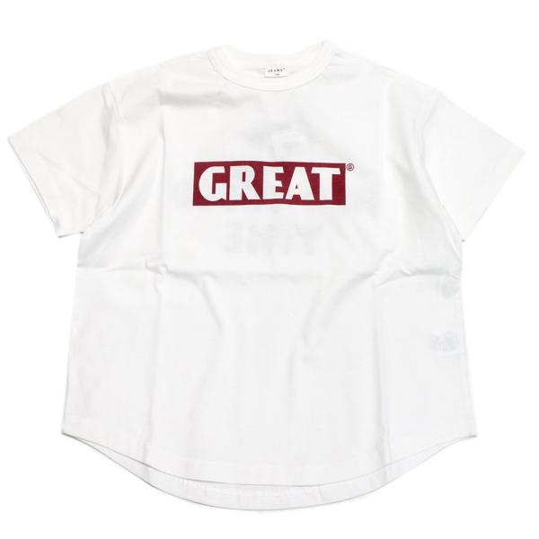 セール 「50%OFF」 半袖Tシャツ "ジーンズベー" GREAT　Tシャツ オフホワイト(OW)