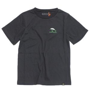 半袖Tシャツ "クリフメイヤー" 子供服 おひさまプリントT（ルアー） チャコール(17)