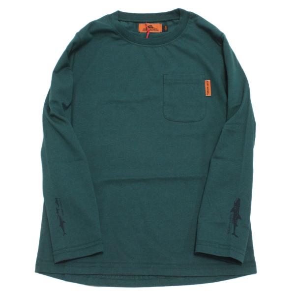 長袖Tシャツ &quot;クリフメイヤー&quot; ぬくテクロンT（ジンベイザメ） グリーン(65)