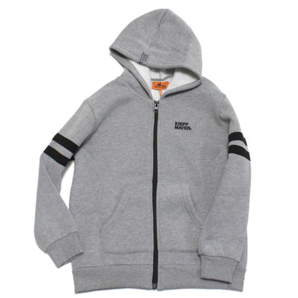 セール 「50%OFF」 パーカー "クリフメイヤー" あたたか袖ラインパーカー グレー(15)