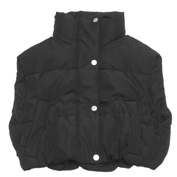 セール 「50%OFF」 アウター "Love toxic　ラブトキシック" パフィベスト クロ(8...