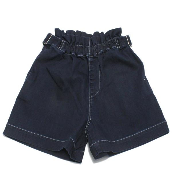 セール 「70%OFF」 ハーフパンツ "マルーク" 冷感速乾UVカットデニムハイウエストキュロット...