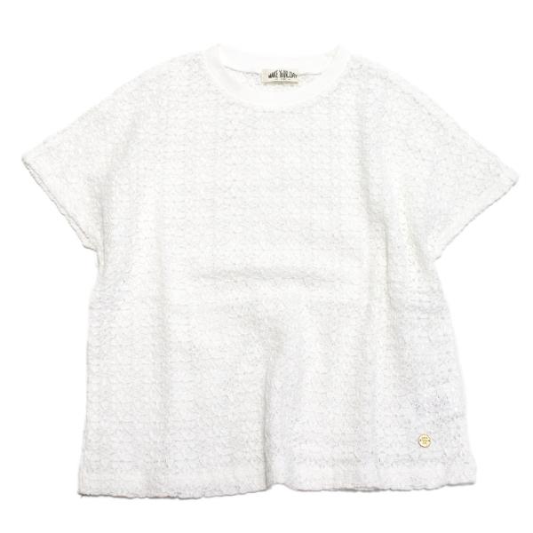 セール 「50%OFF」 半袖Tシャツ &quot;makeyourday メイクユアデイ&quot; フラワーレースフ...