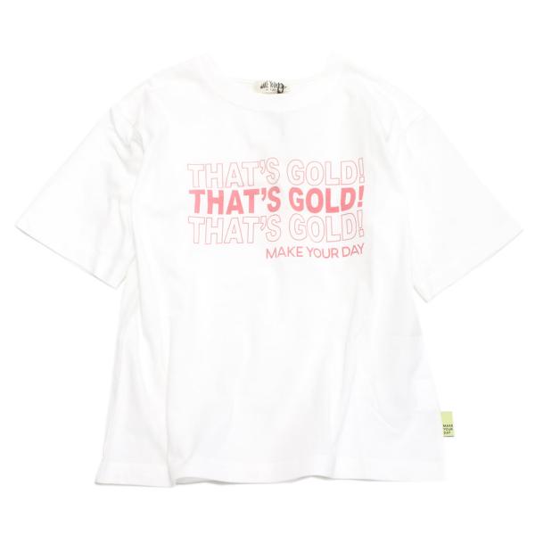 セール 「50%OFF」 半袖Tシャツ &quot;makeyourday メイクユアデイ&quot; 3レンロゴTシャ...