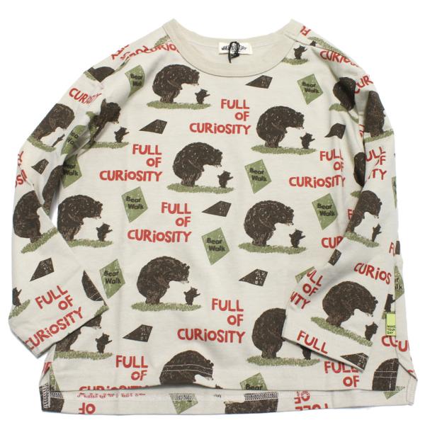 セール 「50%OFF」 長袖Tシャツ "makeyourday メイクユアデイ" くまの親子Tシャ...