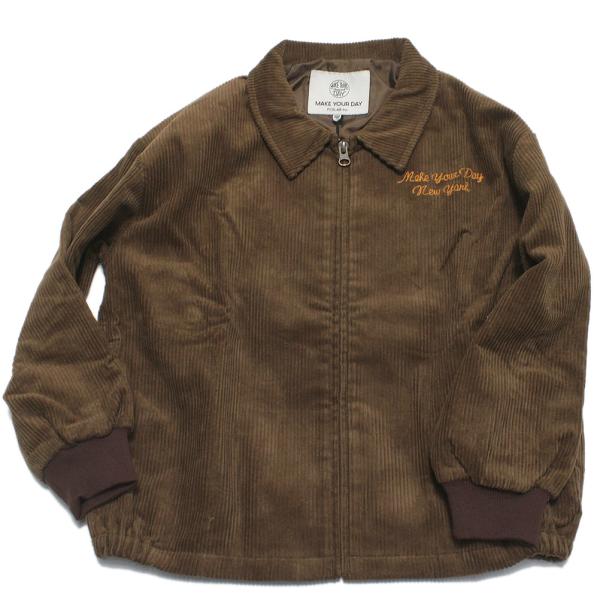 セール 「40%OFF」 アウター "makeyourday メイクユアデイ" コールテンブルゾン ...