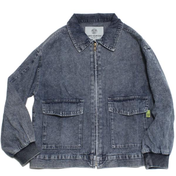 アウター "makeyourday メイクユアデイ" デニムジャケット　Gジャン　ライトアウター　羽...