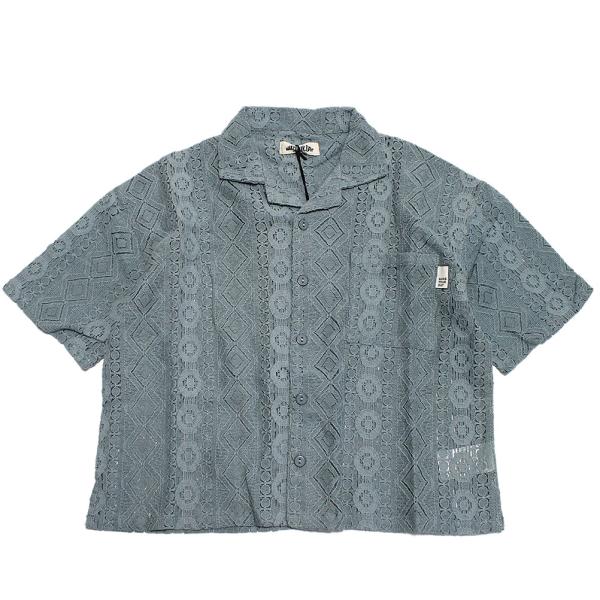 セール 「60%OFF」 シャツ・ブラウス "makeyourday メイクユアデイ" レースシャツ...