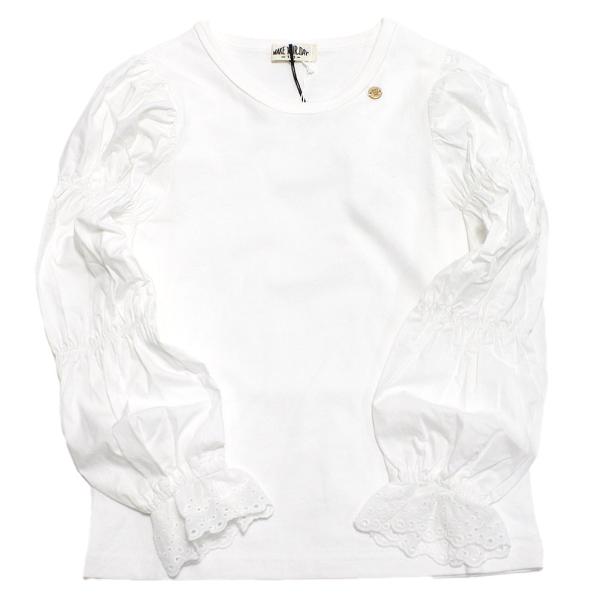 セール 「50%OFF」 長袖Tシャツ &quot;makeyourday メイクユアデイ&quot; バルーンソデTシ...