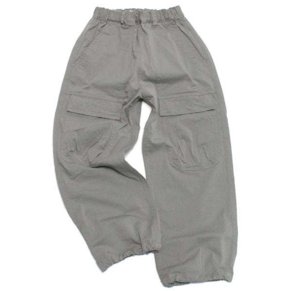 セール 「50%OFF」 ロングパンツ &quot;ニードルワークス&quot; ストレッチギャバカーゴパンツ グレー