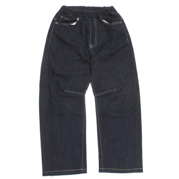 セール 「50%OFF」 ロングパンツ &quot;ニードルワークス&quot; 立体denim加工パンツ インディゴネ...