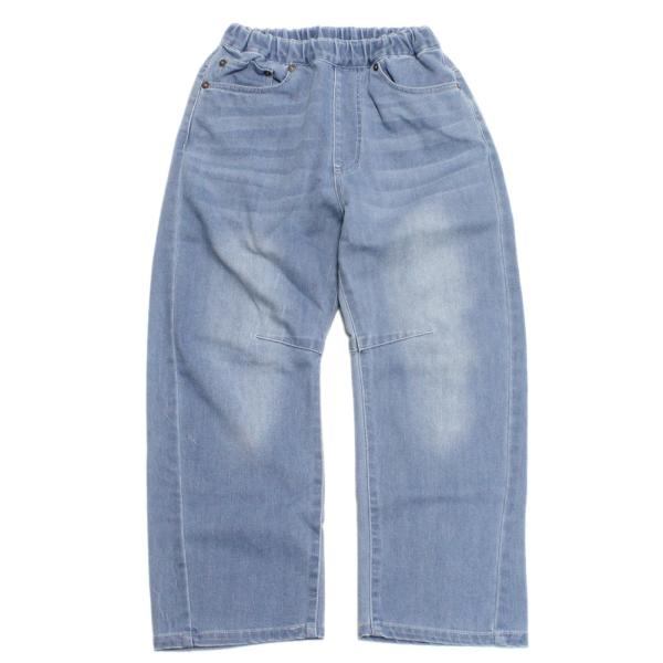 セール 「50%OFF」 ロングパンツ &quot;ニードルワークス&quot; 立体denim加工パンツ インディゴブ...
