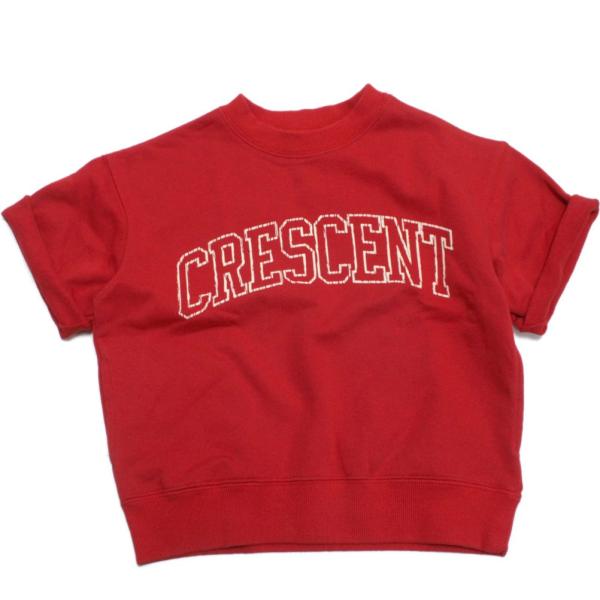 セール 「50%OFF」 半袖Tシャツ &quot;ニードルワークス&quot; ライト裏毛Tシャツ レッド