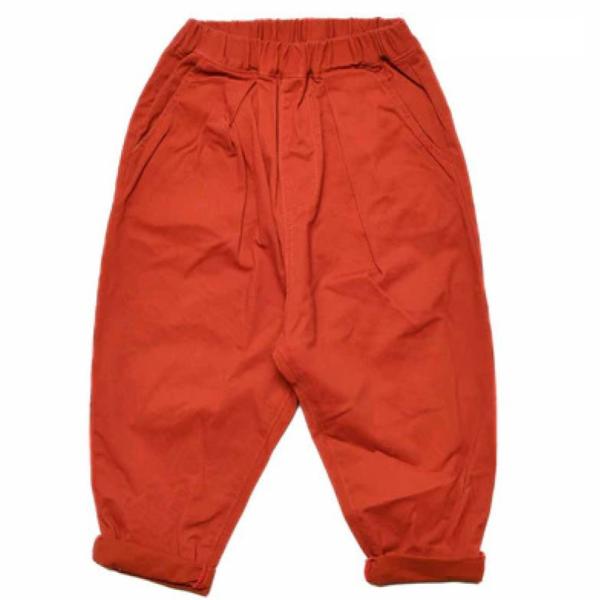 セール 「50%OFF」 ロングパンツ &quot;ニードルワークス&quot; ストレッチツイルタックパンツ レッド