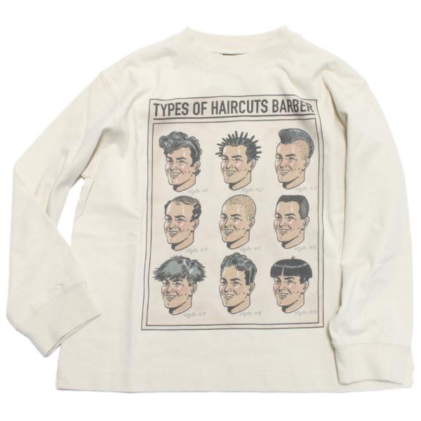 セール 「50%OFF」 長袖Tシャツ &quot;ニードルワークス&quot; 天竺BARBERロンT オフホワイト