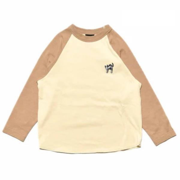 セール 「50%OFF」 長袖Tシャツ &quot;ニードルワークス&quot; 天竺ワイドラグランロンT サンド