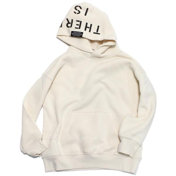 セール 「50%OFF」 パーカー &quot;ニードルワークス&quot; T/C裏起毛ウラ毛プリントパーカー エクリ...