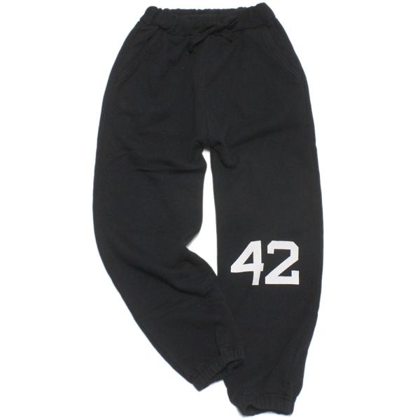 セール 「50%OFF」 ロングパンツ &quot;ニードルワークス&quot; 42スウェットパンツ ブラック