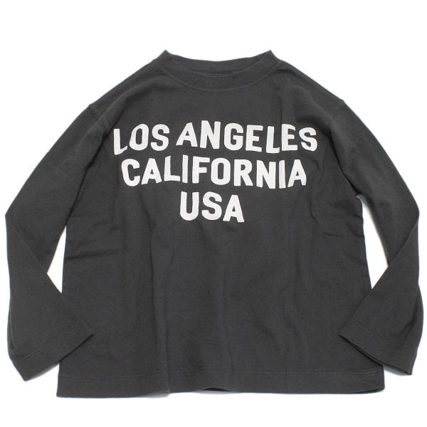 セール 「50%OFF」 長袖Tシャツ &quot;ニードルワークス&quot; LOSANGELESロンT チャコール