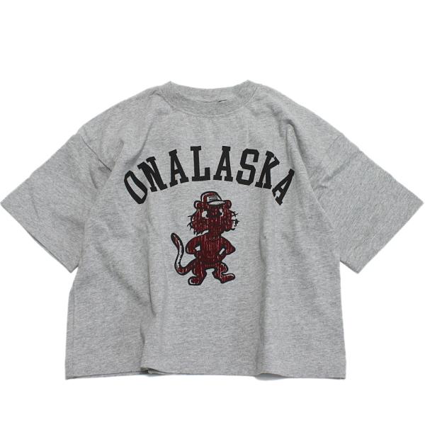 セール 「30%OFF」 半袖Tシャツ "ニードルワークス" ONALASKATシャツ トップグレー