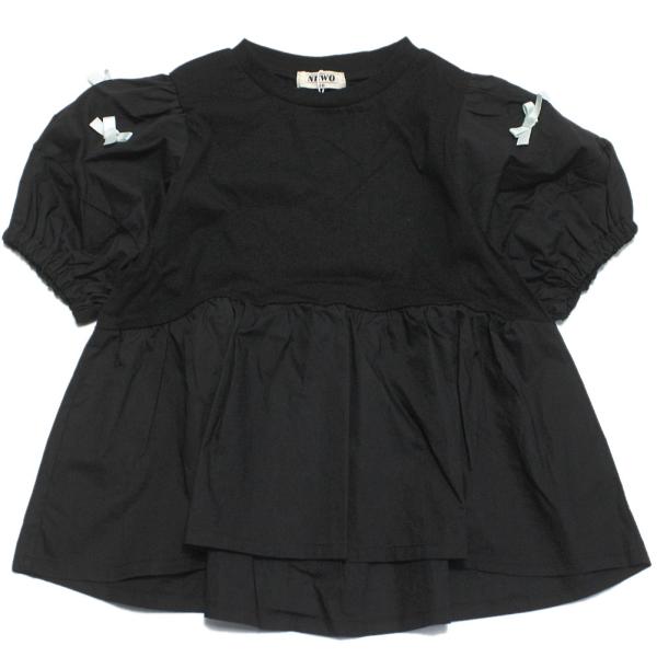 セール 「50%OFF」 半袖Tシャツ &quot;ニードルワークス&quot;  NeWo/リボンパフスリーブTシャツ...