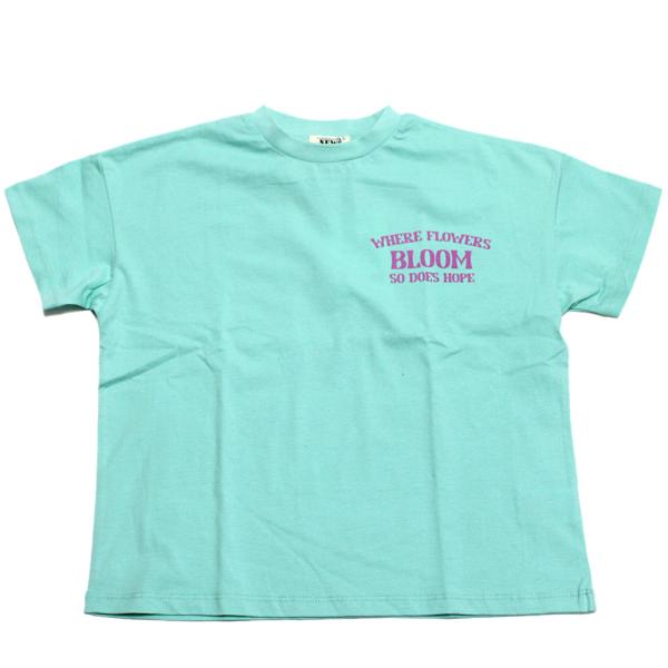 セール 「50%OFF」 半袖Tシャツ &quot;ニードルワークス&quot;  NeWo/フラワーTシャツ ミント