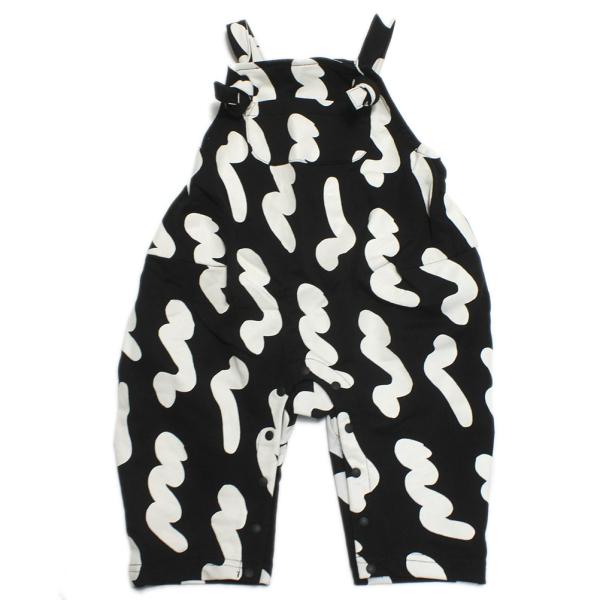 セール 「30%OFF」 ベビーウェア・肌着 "ニードルワークス"  NeWo/うねうね総柄サロペッ...