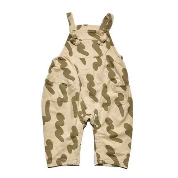 セール 「30%OFF」 ベビーウェア・肌着 "ニードルワークス"  NeWo/うねうね総柄サロペッ...