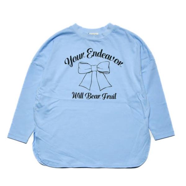 セール 「50%OFF」 長袖Tシャツ &quot;ニードルワークス&quot;  NeWo/ハートTシャツ サックス