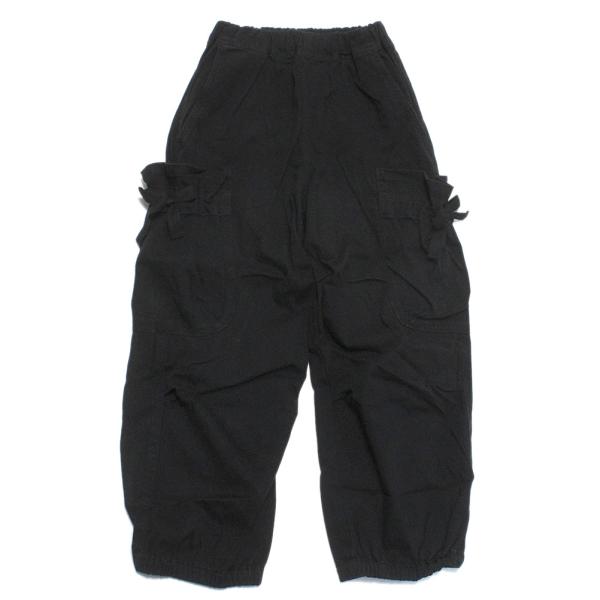 セール 「50%OFF」 ロングパンツ &quot;ニードルワークス&quot;  NeWo/リボンカーゴパンツ ブラッ...