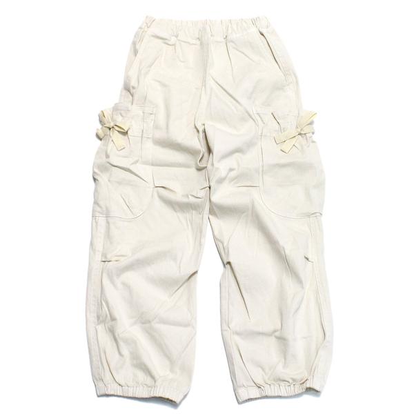 セール 「50%OFF」 ロングパンツ &quot;ニードルワークス&quot;  NeWo/リボンカーゴパンツ アイボ...