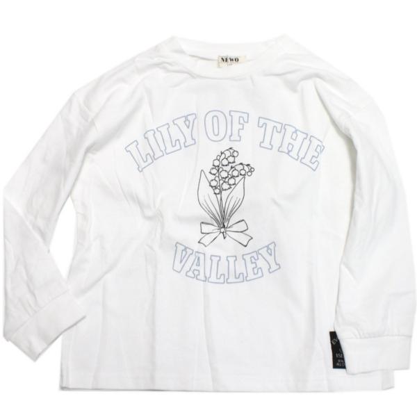 セール 「50%OFF」 長袖Tシャツ &quot;ニードルワークス&quot;  NeWo/フラワーロゴTシャツ ホワ...
