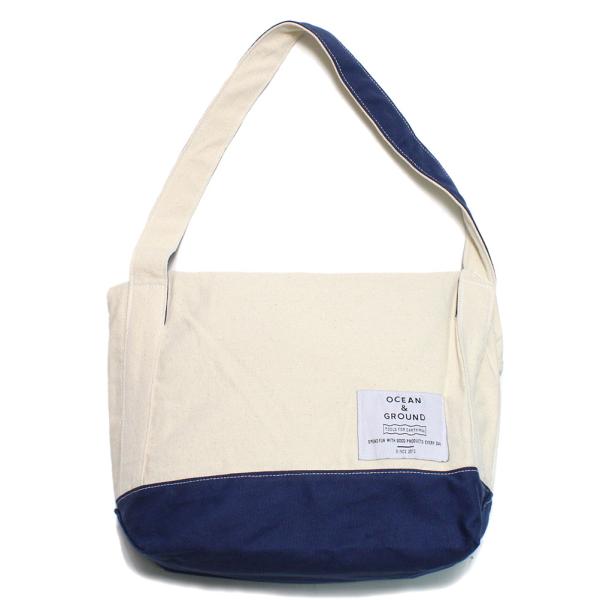 セール 「50%OFF」 かばん &quot;オーシャン&amp;グラウンド&quot; ハンプメッセンジャーBAG オフホワイ...