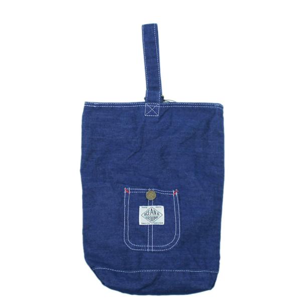 雑貨・小物 &quot;オーシャン&amp;グラウンド&quot; 子供服 BLUE BLUE シューズ BAG  デニム(DM...