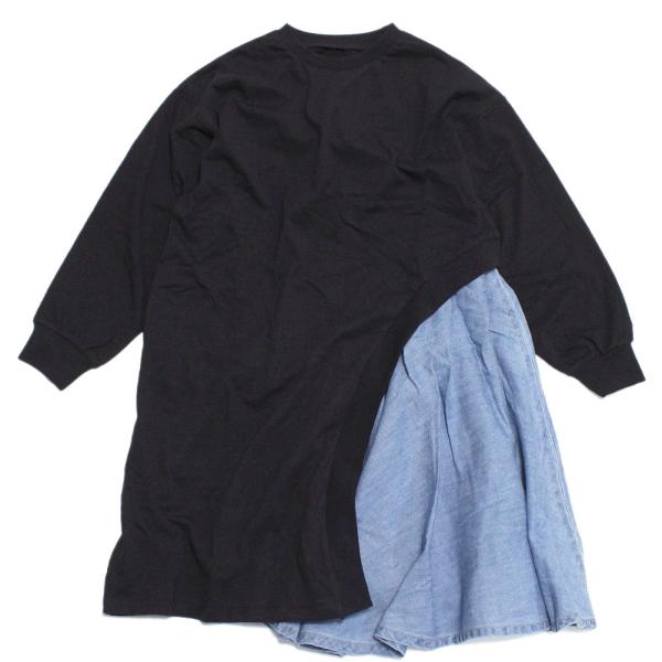 セール 「50%OFF」 ワンピース &quot;オーシャン&amp;グラウンド&quot; アシンメトリーワンピース チャコー...