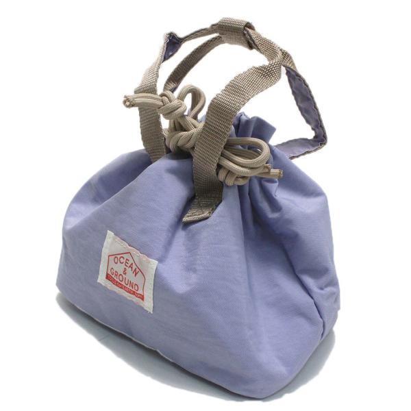 雑貨・小物 "オーシャン&amp;グラウンド" GOODAY保冷ランチ巾着 ライトパープル(LP)