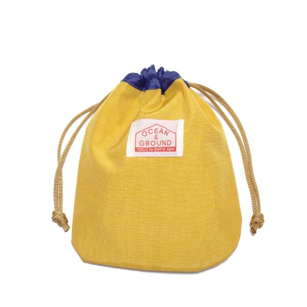 雑貨・小物 "オーシャン&amp;グラウンド" GOODAY 巾着(小) マスタード(MS)